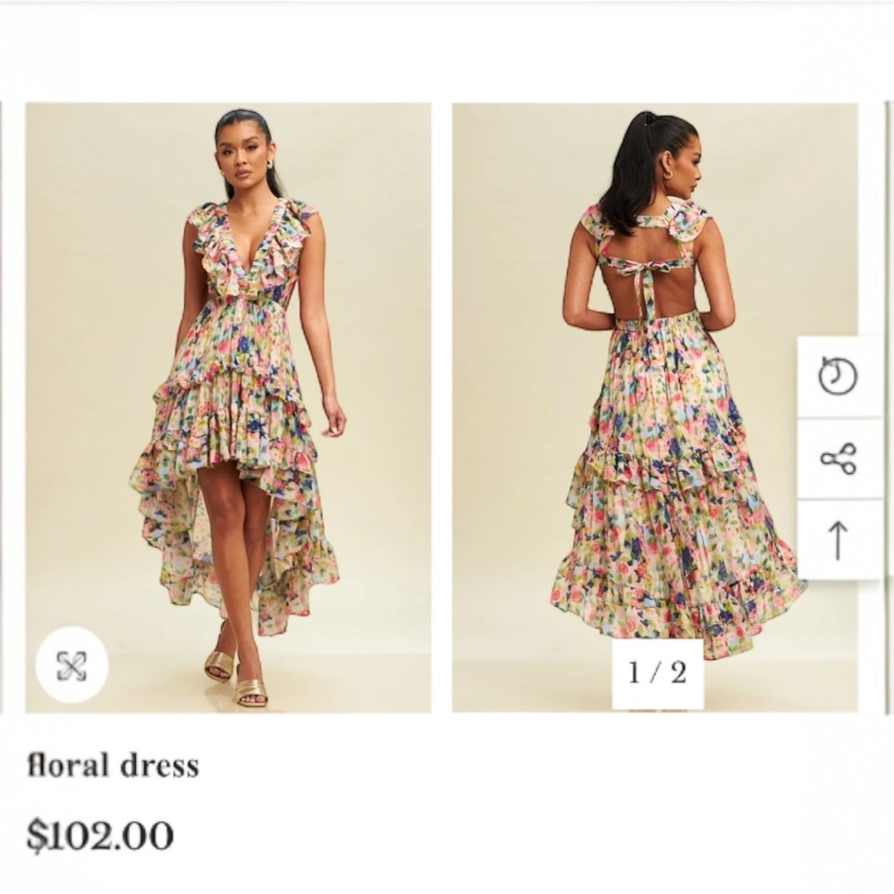Brand New Luxxel High-Low dress.